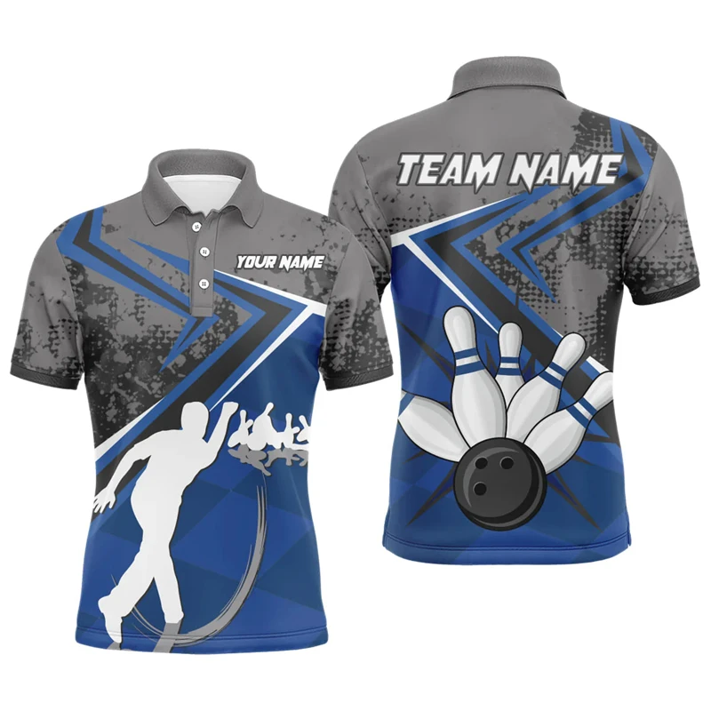 Simple Fashion Bowling Uniforms For Men Trend Custom Name 3D Printed Lapel Button Polo Shirts Loose Quick Dry Sports Tees Tops
Simple Fashion Bowling Uniforms For Men Trend Custom Name 3D Printed Lapel Button Polo Shirts Loose Quick Dry Sports Tees Tops