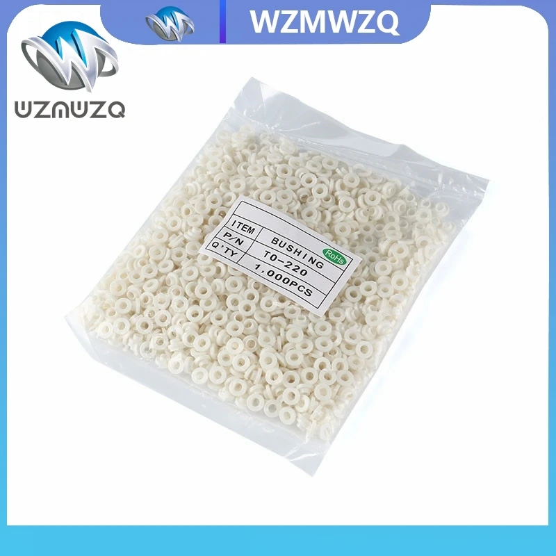 1000pcs Insulating Tablets Insulation Bushing Transistor Pads Circle TO-220 Insulated Cap Insulation Particle Ring For M3 Screws
1000pcs Insulating Tablets Insulation Bushing Transistor Pads Circle TO-220 Insulated Cap Insulation Particle Ring For M3 Screws