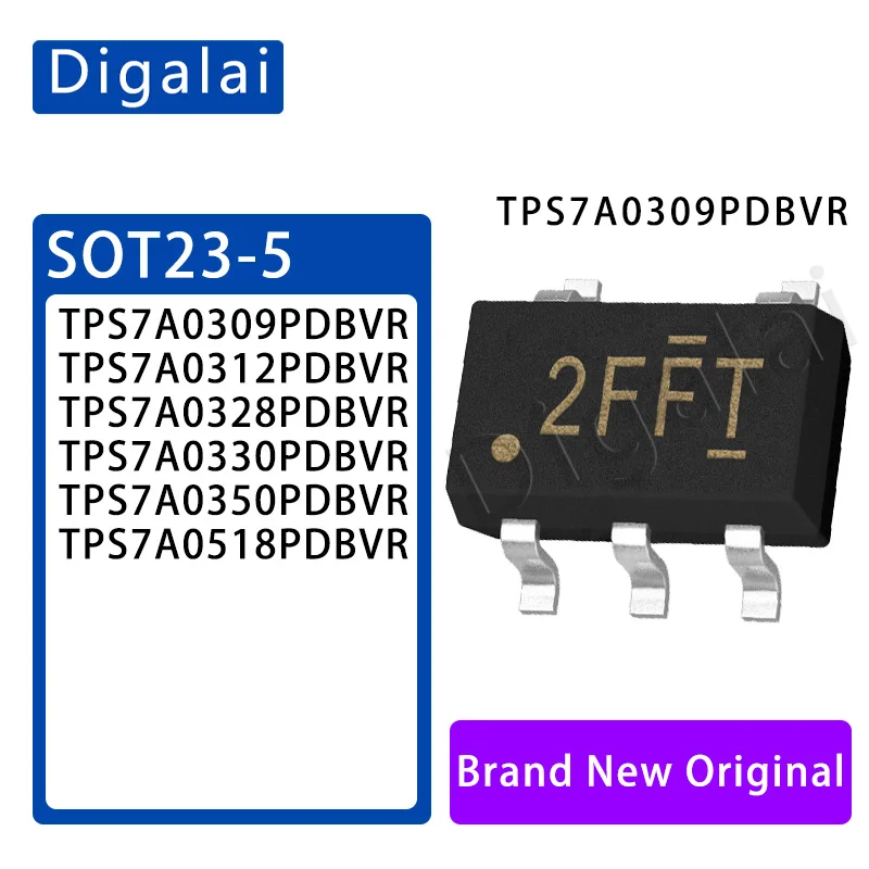 5pcs TPS7A0309PDBVR TPS7A0350 TPS7A0330 TPS7A0328 TPS7A0518TPS7A0312 SOT23-5 LDO Linear regulator chip
5pcs TPS7A0309PDBVR TPS7A0350 TPS7A0330 TPS7A0328 TPS7A0518TPS7A0312 SOT23-5 LDO Linear regulator chip