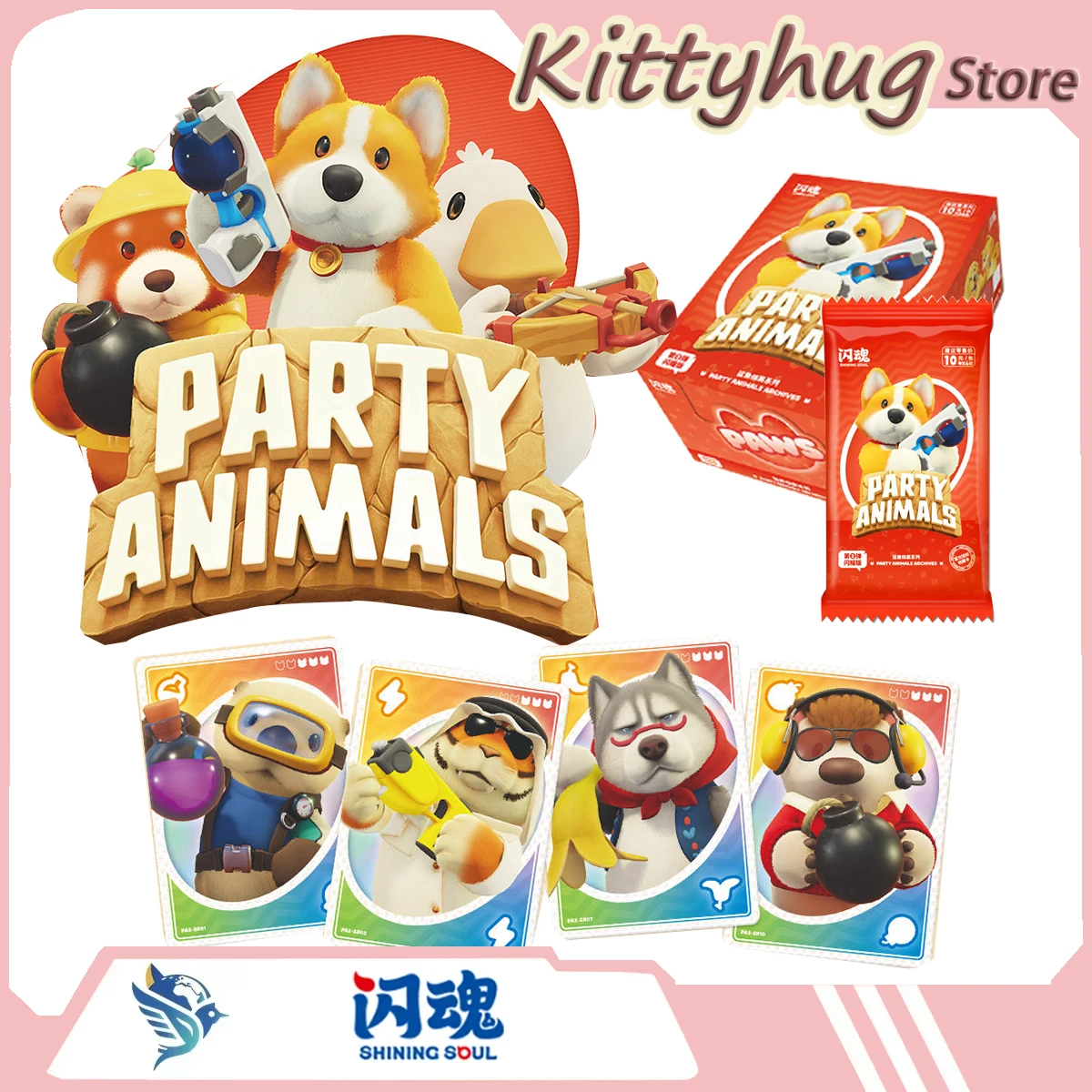Shining Soul Party Animal Archive Series Collectible Card Part2 Genuine Anime Peripheral Card Holiday Gifts Pop Culture Toys
Shining Soul Party Animal Archive Series Collectible Card Part2 Genuine Anime Peripheral Card Holiday Gifts Pop Culture Toys