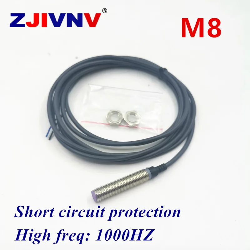 5PCS M8 Flush Type High Level Proximity Inductive Sensor PNP/NPN NO/NC DC10-30V High Frequency 1KHZ Short Circuit Protection
5PCS M8 Flush Type High Level Proximity Inductive Sensor PNP/NPN NO/NC DC10-30V High Frequency 1KHZ Short Circuit Protection