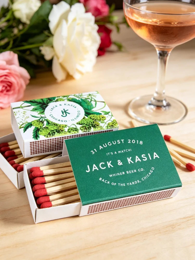 Personalized Floral Wedding Matchboxes, Custom Floral Style Wedding Favors, Exquisite Decorative Keepsakes for Guests
Personalized Floral Wedding Matchboxes, Custom Floral Style Wedding Favors, Exquisite Decorative Keepsakes for Guests