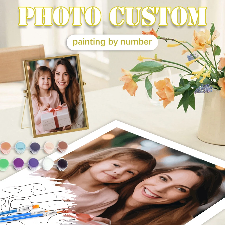 CHENISTORY Personality Photo Customized Painting By Number DIY Picture Coloring By Number Acrylic Adult Kit Unframed Home Decor
CHENISTORY Personality Photo Customized Painting By Number DIY Picture Coloring By Number Acrylic Adult Kit Unframed Home Decor