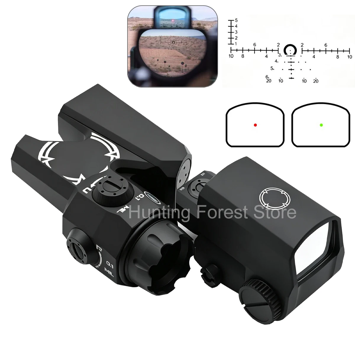 Tactic D-EVO Dual-Enhanced View CMR-W Reticle Scope 6x Magnifier LCO Holographic Sight Red Dot Reflex Optics Rifle Scope W/ Logo
Tactic D-EVO Dual-Enhanced View CMR-W Reticle Scope 6x Magnifier LCO Holographic Sight Red Dot Reflex Optics Rifle Scope W/ Logo