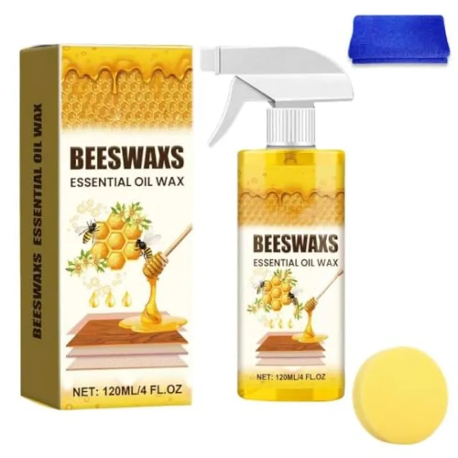 Beeswax Wood Polish Spray Natural Beeswax Furniture Polish and Wood Cleaner, Multi-Purpose Wood Care Spray for Cabinets, Tables
Beeswax Wood Polish Spray Natural Beeswax Furniture Polish and Wood Cleaner, Multi-Purpose Wood Care Spray for Cabinets, Tables