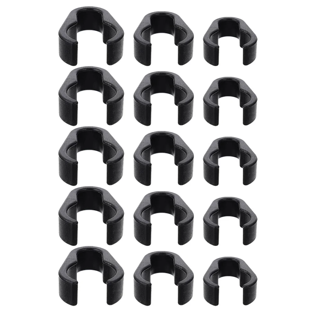 15 Pcs Mic Microphone Wire Holder Cord Clamp Accessories Black Plastic Pole Clip
15 Pcs Mic Microphone Wire Holder Cord Clamp Accessories Black Plastic Pole Clip