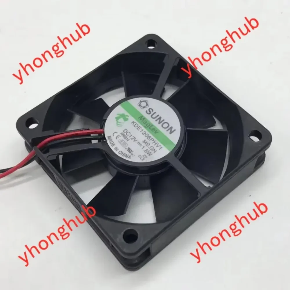 SUNON KDE1206PHV1 MS.GN DC 12V 1.8W 60x60x15mm Cooling Fan
SUNON KDE1206PHV1 MS.GN DC 12V 1.8W 60x60x15mm Cooling Fan