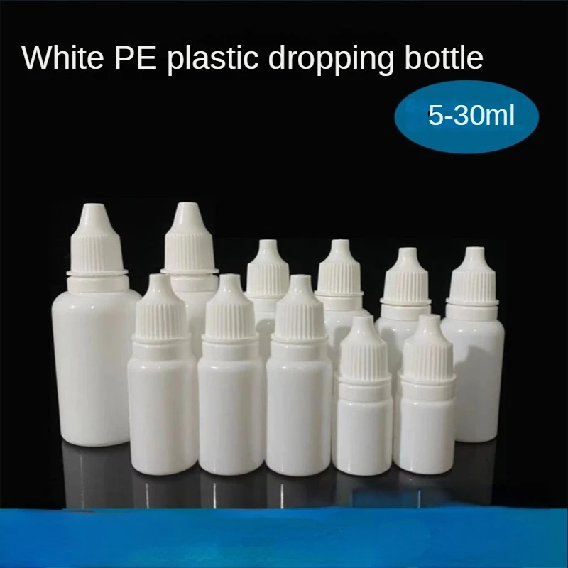 100pcs 5ml/10ml/15ml/20ml/30ml Eyes Drop Bottle White Light Proof Plastic Bottle Pigment Packaging Bottle Refillable Bottles
100pcs 5ml/10ml/15ml/20ml/30ml Eyes Drop Bottle White Light Proof Plastic Bottle Pigment Packaging Bottle Refillable Bottles