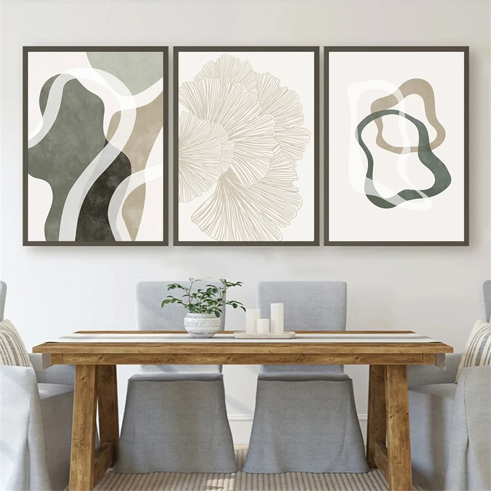 Green Grey Beige Line Art Prints Ginkgo Leaf Pastel Canvas Painting Abstract Poster Boho Print Wall Pictures Living Room Decor
Green Grey Beige Line Art Prints Ginkgo Leaf Pastel Canvas Painting Abstract Poster Boho Print Wall Pictures Living Room Decor