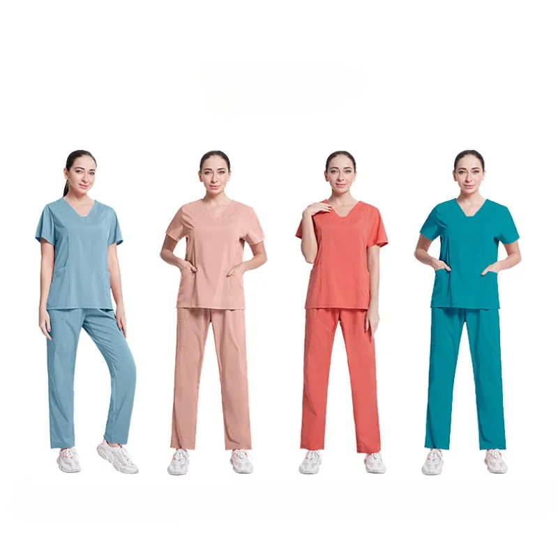 Nurse Oral Beauty Salon Short Sleeve Stretch Nurse Uniform Hospital Work Suit Set Male Operating Room Brush Suit
Nurse Oral Beauty Salon Short Sleeve Stretch Nurse Uniform Hospital Work Suit Set Male Operating Room Brush Suit