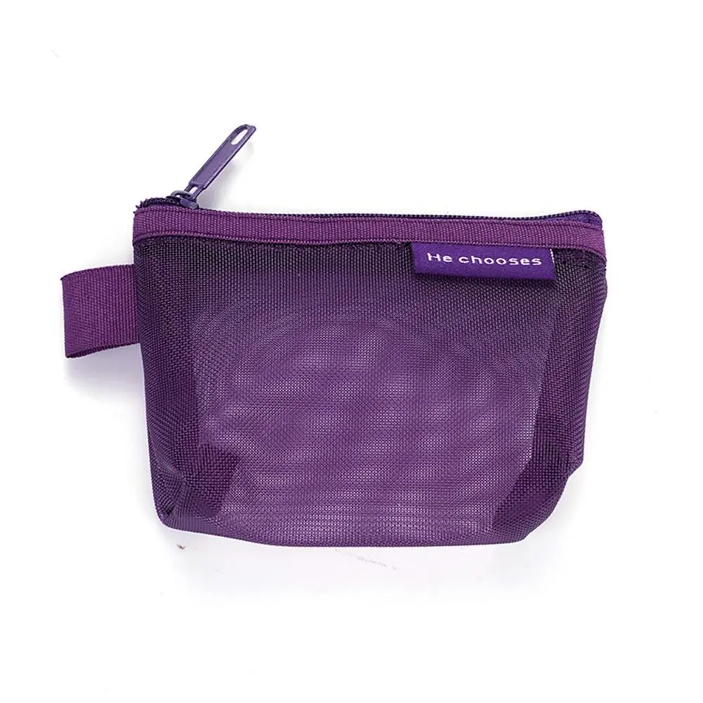 Change Storage Bag Clear Mesh Bag Small Item Bag Lipstick Cosmetic Bag Mini Coin Purse Sanitary Napkin Storage Bag Solid Color
Change Storage Bag Clear Mesh Bag Small Item Bag Lipstick Cosmetic Bag Mini Coin Purse Sanitary Napkin Storage Bag Solid Color