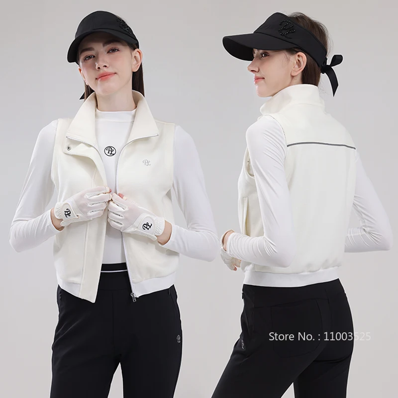 PL Winter Autumn New Golf Sleeveless Vest Jacket Women Windproof Warm Golf Coat Ladies Stand Collar Sports Waistcoat XS-XL
PL Winter Autumn New Golf Sleeveless Vest Jacket Women Windproof Warm Golf Coat Ladies Stand Collar Sports Waistcoat XS-XL