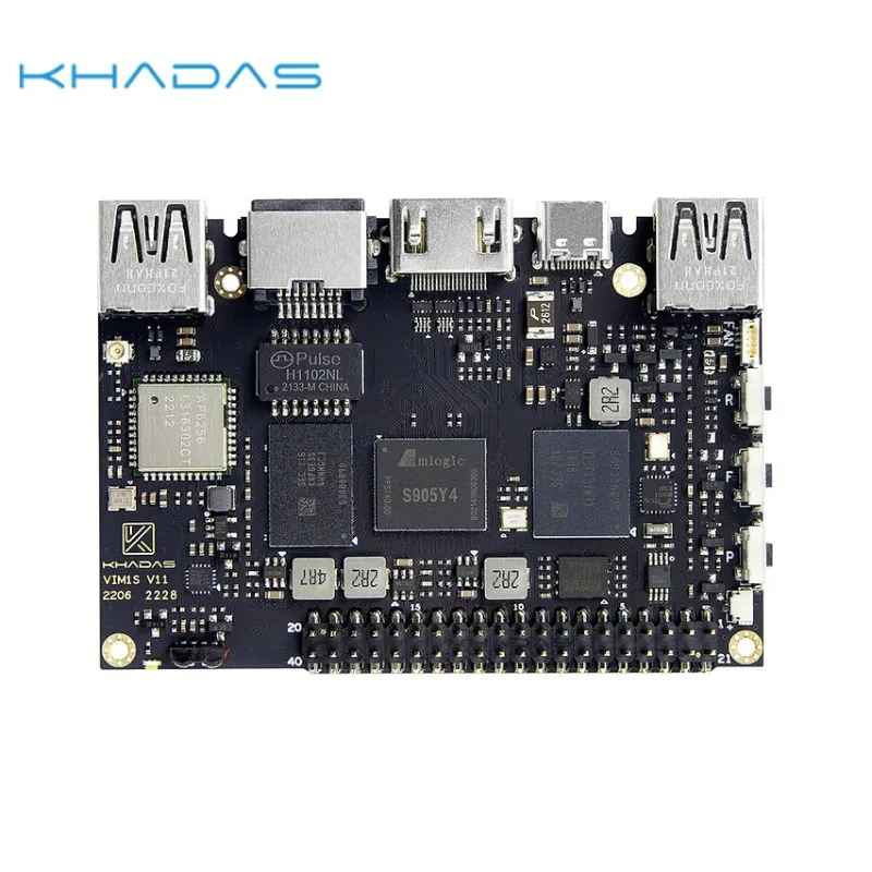 Khadas VIM1S card computer S905Y4 supports AV1 format 4K60fps decoding
Khadas VIM1S card computer S905Y4 supports AV1 format 4K60fps decoding