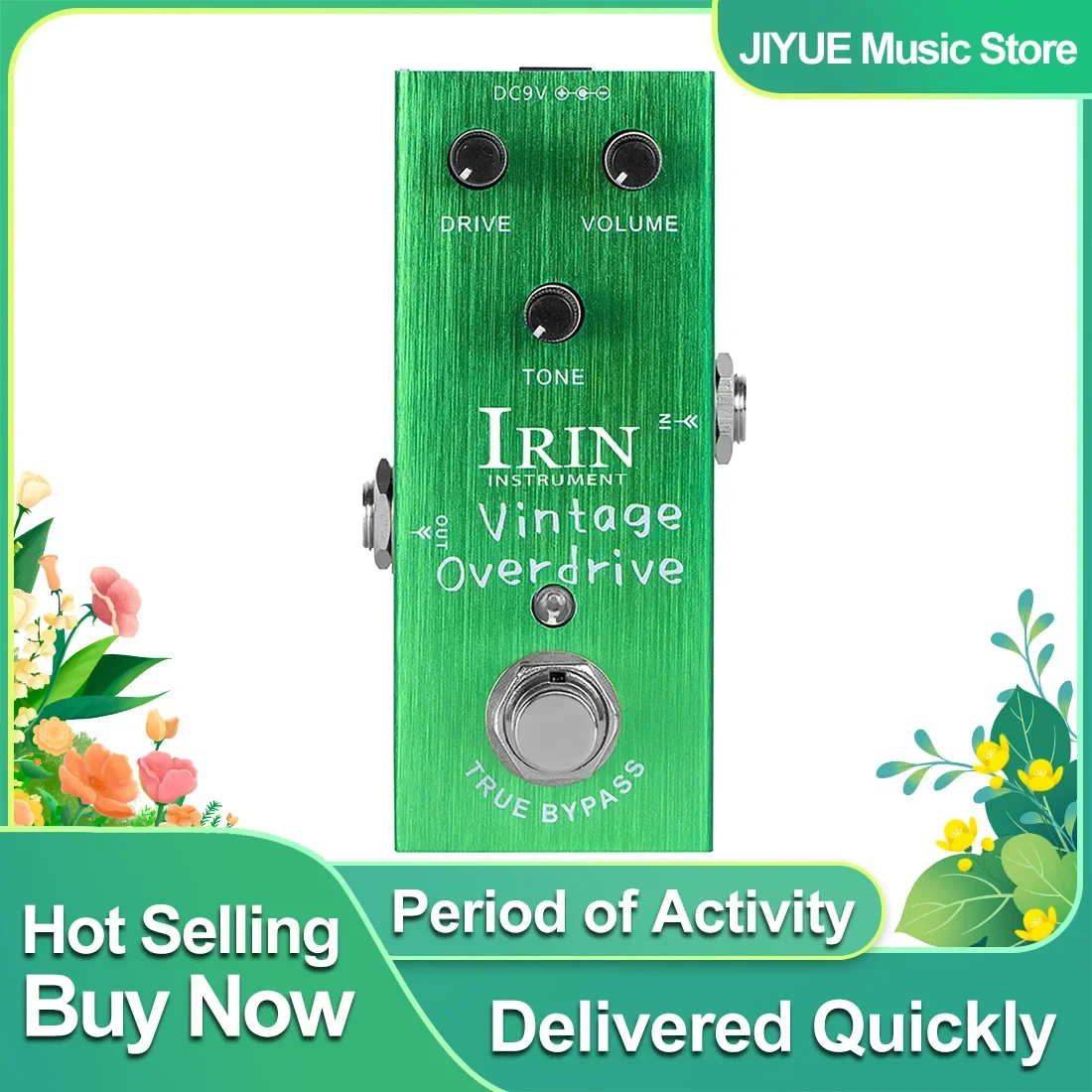 IRIN AN-01 винтажная педаль эффектов для электрогитары Overdrive, Tubescreame, педаль эффектов Overdrive True Bypass, аксессуары для гитары
IRIN AN-01 винтажная педаль эффектов для электрогитары Overdrive, Tubescreame, педаль эффектов Overdrive True Bypass, аксессуары для гитары