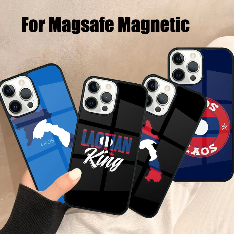 Laos Flag Magsafe Phone Case For iPhone 16 15 14 13 12 11 Pro Max Plus Mirror Wireless Magnetic Cover
Laos Flag Magsafe Phone Case For iPhone 16 15 14 13 12 11 Pro Max Plus Mirror Wireless Magnetic Cover