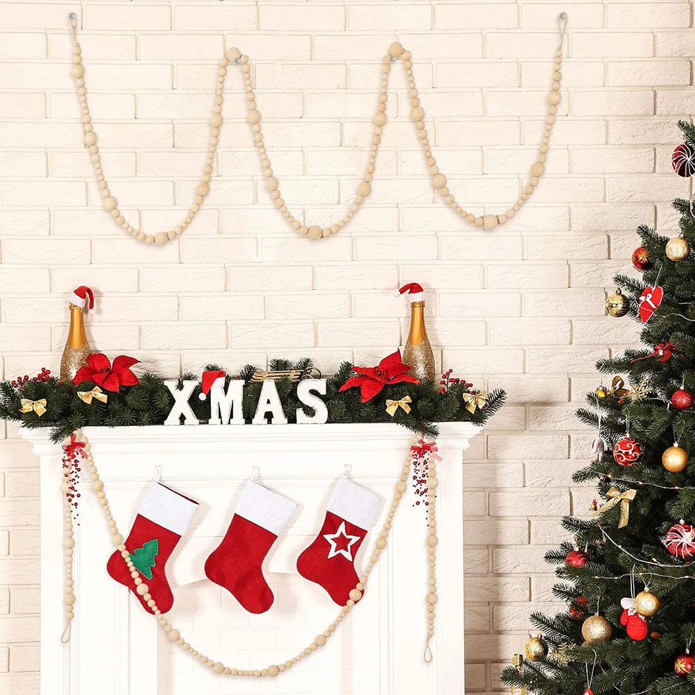 1Pcs Wood Bead String Decor Chic Retro Style Pendant for Home Store Wall Door Mantel Window Holiday Decoration Accessories
1Pcs Wood Bead String Decor Chic Retro Style Pendant for Home Store Wall Door Mantel Window Holiday Decoration Accessories