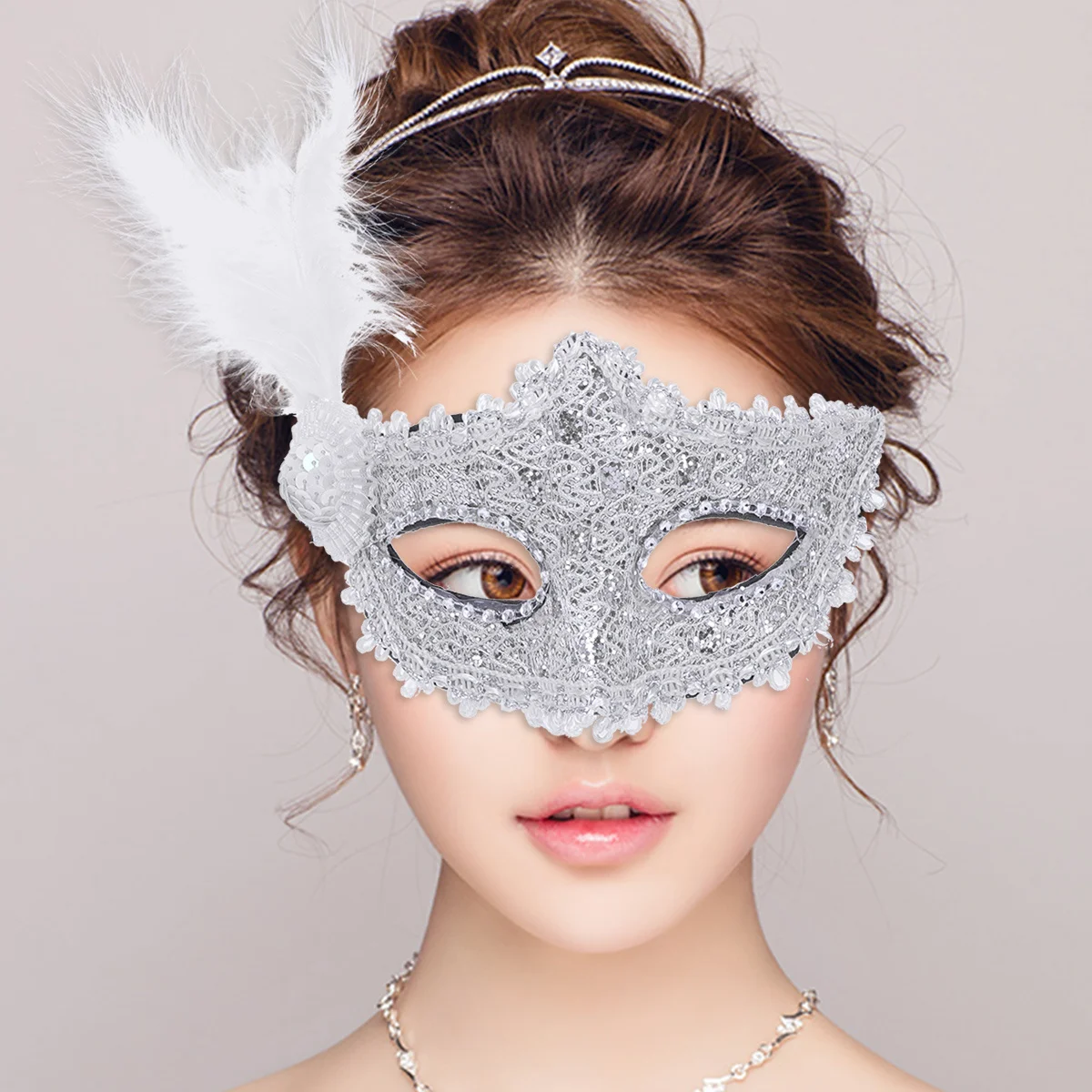 Half Face Princess Mask Halloween White Durable Non Fading Non Deformation Comfortable Masquerade Costume Party Mask
Half Face Princess Mask Halloween White Durable Non Fading Non Deformation Comfortable Masquerade Costume Party Mask