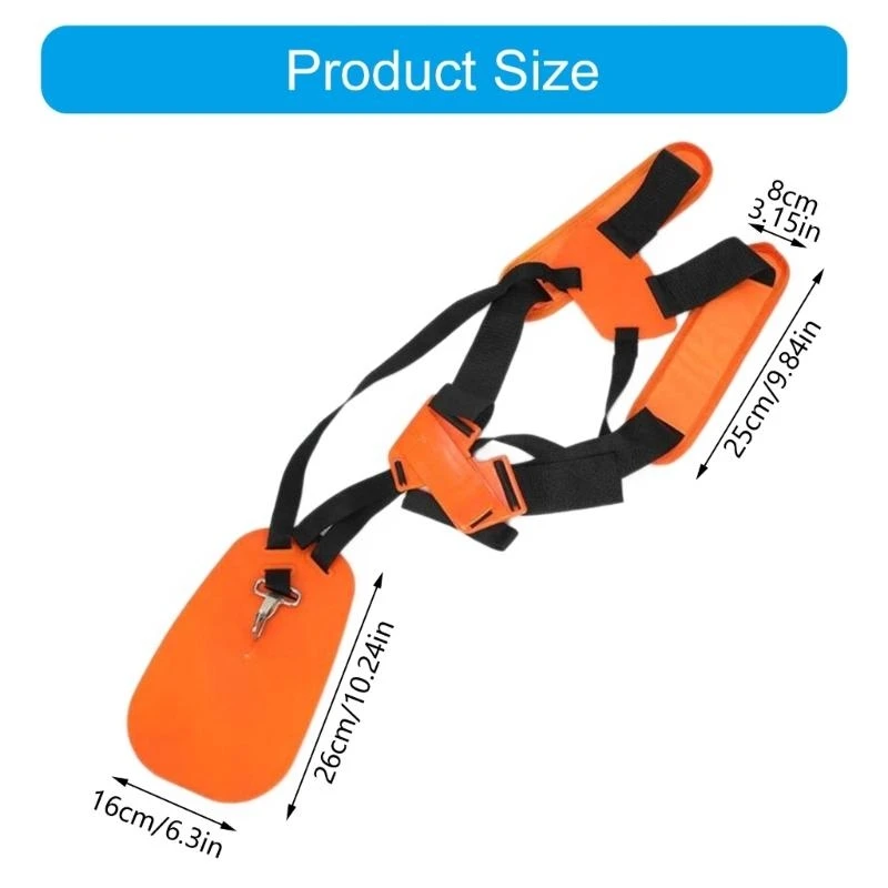 Ergonomic Grass Trimmer Double Shoulder Strap For Lawn Mowers Providing Comfort And Support In Various Gardening Tasks 601C
Ergonomic Grass Trimmer Double Shoulder Strap For Lawn Mowers Providing Comfort And Support In Various Gardening Tasks 601C