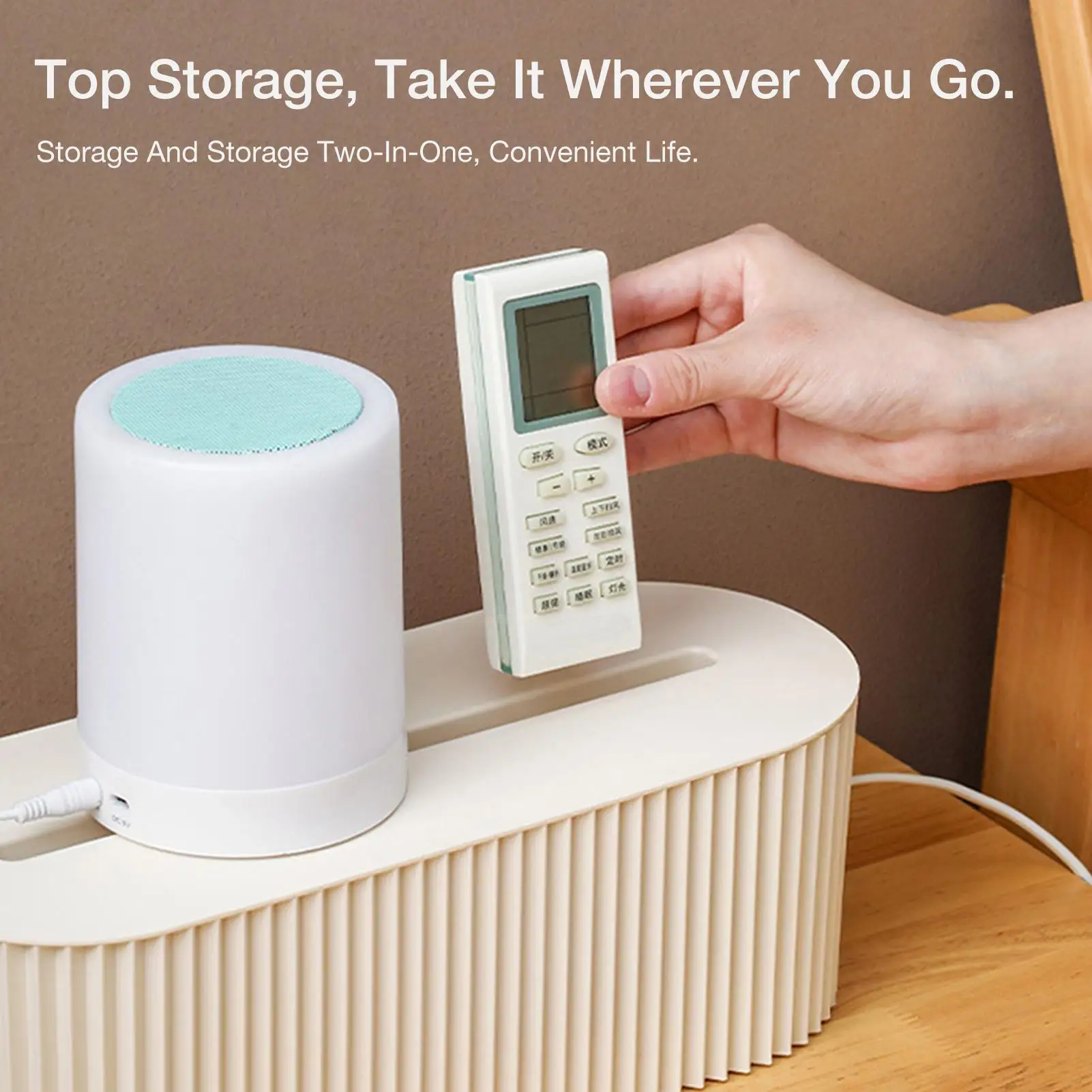 Portable Wire Storage Box Large Capacity Data Plug Board Storage Box Desktop Cable Management Box Router Bracket
Portable Wire Storage Box Large Capacity Data Plug Board Storage Box Desktop Cable Management Box Router Bracket
