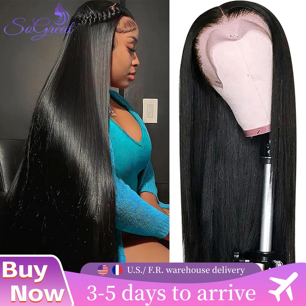 Sogreat 200% Density Straight Hd Lace Frontal Wig 13x6 13x4 Lace Front Wigs Black Wig Human Hair Natural Pre-Plucked Brazilian
Sogreat 200% Density Straight Hd Lace Frontal Wig 13x6 13x4 Lace Front Wigs Black Wig Human Hair Natural Pre-Plucked Brazilian