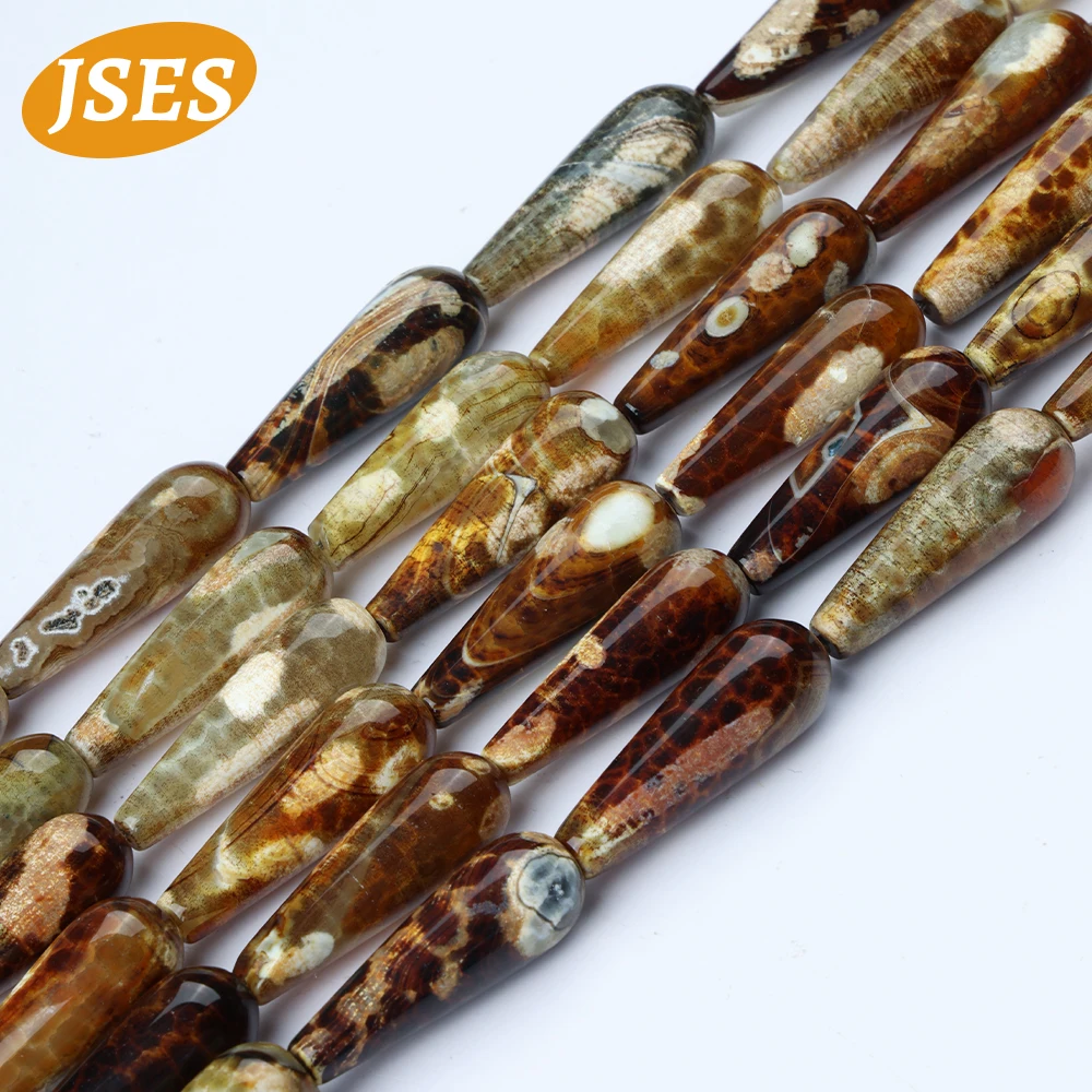 A+ Natural Fiery Agate Onyx 10*30mm Teardrop Shape Loose Spacer Beads for Jewelry Making Bracelet Craft DIY Accessories Charms
A+ Natural Fiery Agate Onyx 10*30mm Teardrop Shape Loose Spacer Beads for Jewelry Making Bracelet Craft DIY Accessories Charms