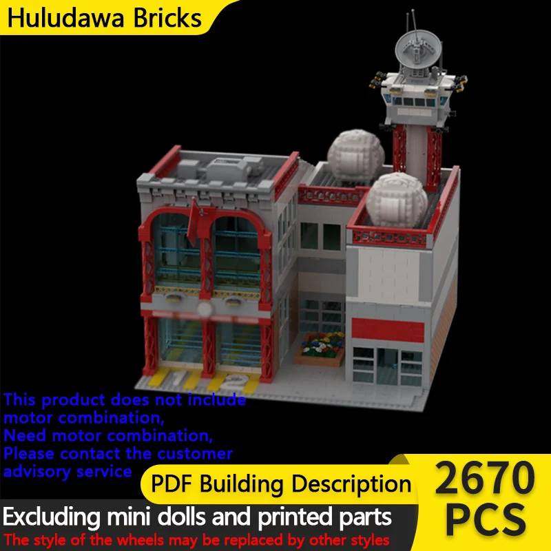 Модель City Street View MOC, строительные кирпичи, пожарно-спасательная станция, модульная технология, детские праздничные подарки, сборные игрушки, костюм
Модель City Street View MOC, строительные кирпичи, пожарно-спасательная станция, модульная технология, детские праздничные подарки, сборные игрушки, костюм