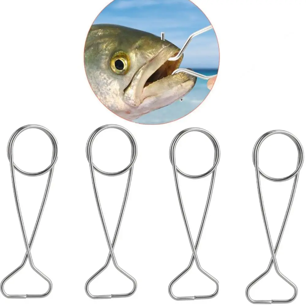 Набор из 4 прочных разжимателей для рта из нержавеющей стали, многофункциональные серебристые крючки для подвешивания, открывалки для рыбьих губ для активного отдыха и кемпинга
Набор из 4 прочных разжимателей для рта из нержавеющей стали, многофункциональные серебристые крючки для подвешивания, открывалки для рыбьих губ для активного отдыха и кемпинга