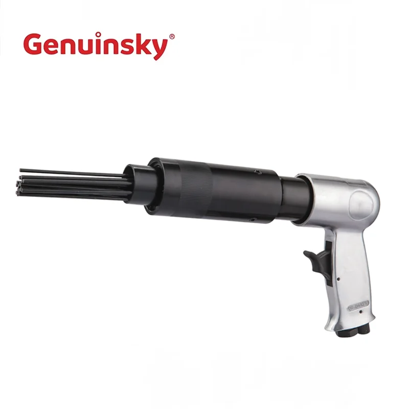 air needle scaler with 19pcs steel needles industrial rust removal tool treat surface before paint professional air tool 
air needle scaler with 19pcs steel needles industrial rust removal tool treat surface before paint professional air tool