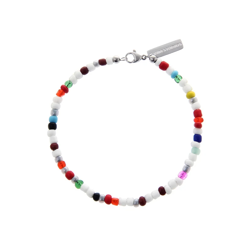 2023SS Handmade Colorful Beaded Bracelet Japanese Dopamine Wearable Couple Charming Trend Titanium Steel Jewelry
2023SS Handmade Colorful Beaded Bracelet Japanese Dopamine Wearable Couple Charming Trend Titanium Steel Jewelry