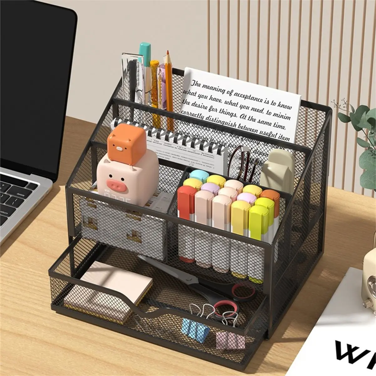2026 New 1Pcs Metal Desktop Organizer File Holder Stationery Organizer Metal Shelf Locker Pen Holder, Suitable for Office/School
2026 New 1Pcs Metal Desktop Organizer File Holder Stationery Organizer Metal Shelf Locker Pen Holder, Suitable for Office/School