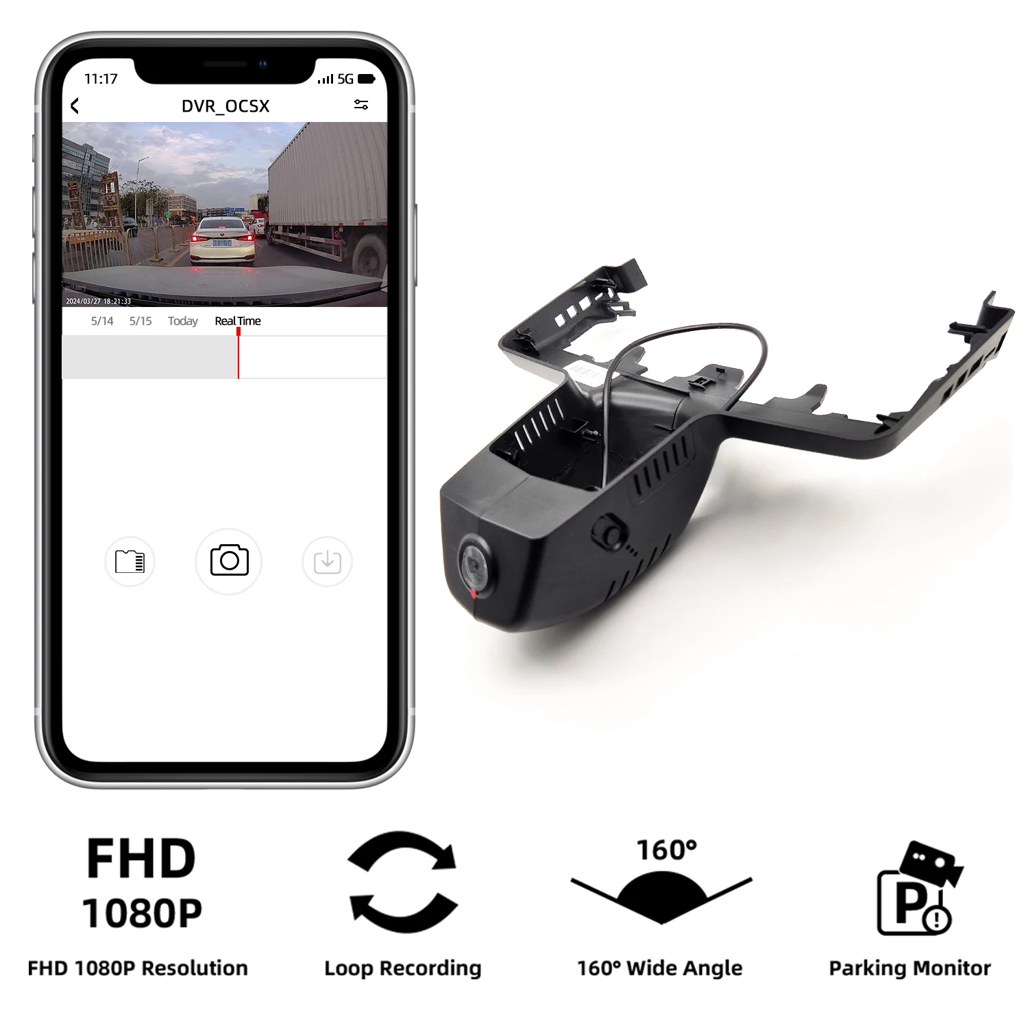 WDR&HDR Night Version Car DVR Camera Recorder HD, APP & WIFI Car Video Recorder Dash Cam Camera for BMW 4 Series 8 Series 2024
WDR&HDR Night Version Car DVR Camera Recorder HD, APP & WIFI Car Video Recorder Dash Cam Camera for BMW 4 Series 8 Series 2024