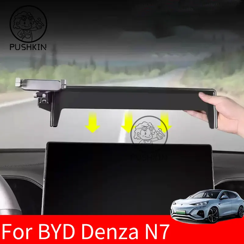 For BYD Denza N7 2025 2024 2023 Car Styling Mobile Phone Holder Air Vent Mount Gravity Bracket Stand Auto Modified Accessories
For BYD Denza N7 2025 2024 2023 Car Styling Mobile Phone Holder Air Vent Mount Gravity Bracket Stand Auto Modified Accessories