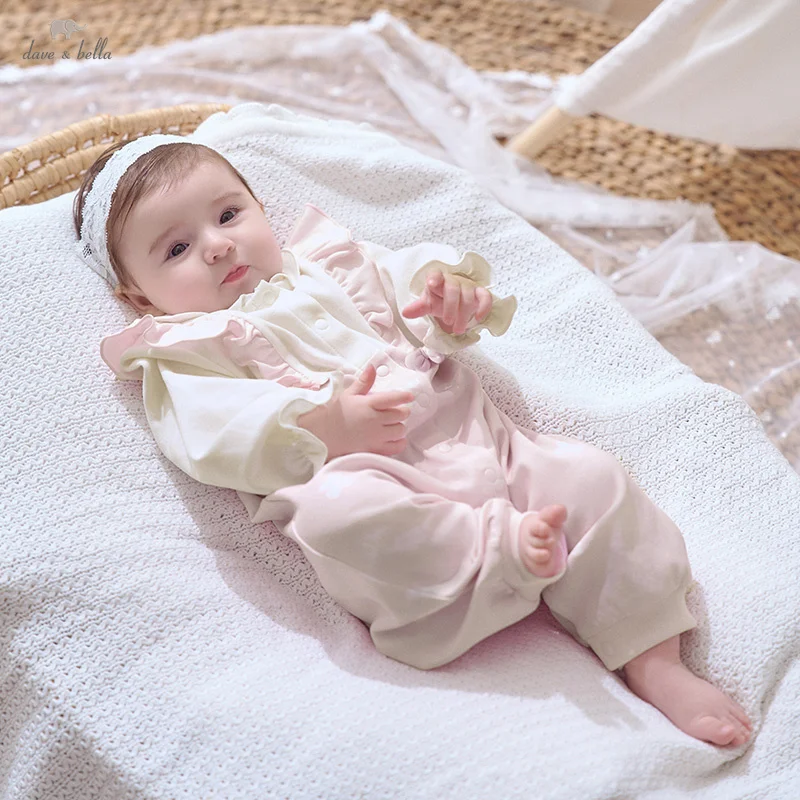 Dave Bella Baby Jumpsuit Newborn Creeper 2025 New Spring Girl's Romper Comfortable Casual Cotton Cherry Print Cute DB1251049
Dave Bella Baby Jumpsuit Newborn Creeper 2025 New Spring Girl's Romper Comfortable Casual Cotton Cherry Print Cute DB1251049