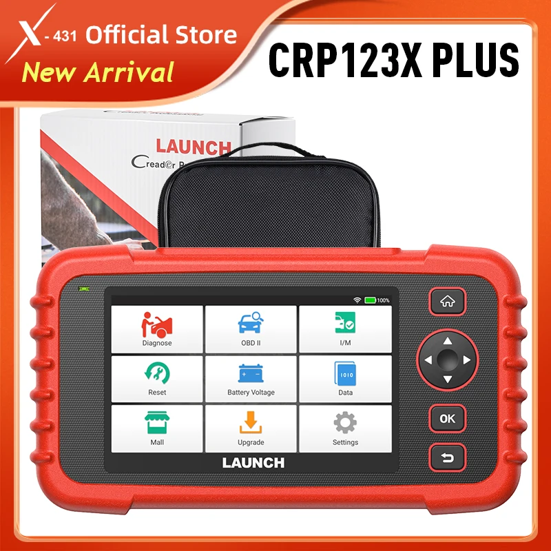 NEW X-431 LAUNCH CRP123X PLUS OBD2 Scanner Car Code Reader Automotive Diagnostic Tool Autoscanner Auto Diagnost Scan Diagnosis
NEW X-431 LAUNCH CRP123X PLUS OBD2 Scanner Car Code Reader Automotive Diagnostic Tool Autoscanner Auto Diagnost Scan Diagnosis