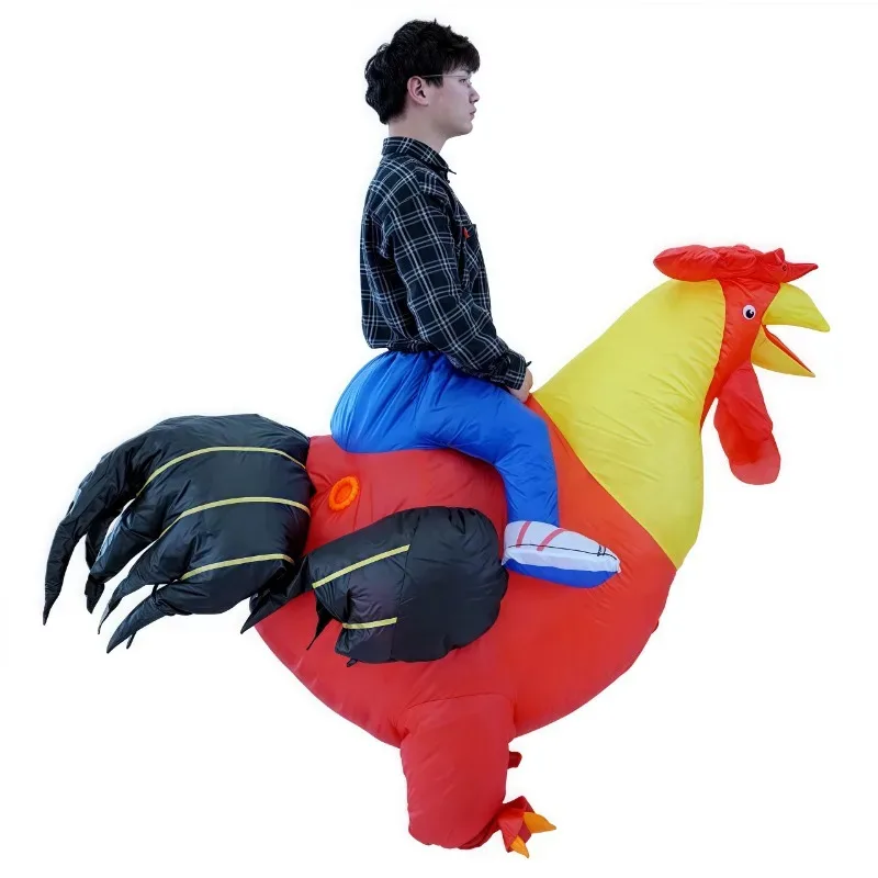 Надувной большой костюм красного петуха, забавный праздник для взрослых, идеальный Хэллоуин, вечеринка и косплей, забавный наряд, подарок на день рождения 
Надувной большой костюм красного петуха, забавный праздник для взрослых, идеальный Хэллоуин, вечеринка и косплей, забавный наряд, подарок на день рождения