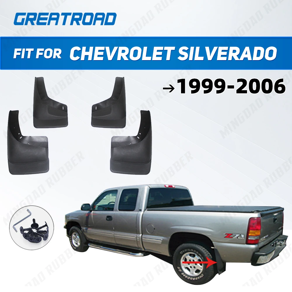 For Chevrolet Silverado 1999-2006 2000 2001 2002 2003 2004 2005 Mudflaps Splash Guards Mudguards Mud Flaps Fender car
For Chevrolet Silverado 1999-2006 2000 2001 2002 2003 2004 2005 Mudflaps Splash Guards Mudguards Mud Flaps Fender car