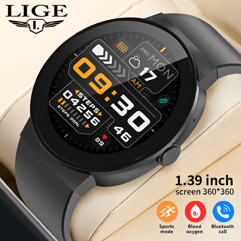 LIGE Bluetooth Call Smart Watch 2026 Custom Dials Reminder Watches Men Women Blood Oxygen Monitor Sport Fitness Smartwatch Lady
LIGE Bluetooth Call Smart Watch 2026 Custom Dials Reminder Watches Men Women Blood Oxygen Monitor Sport Fitness Smartwatch Lady