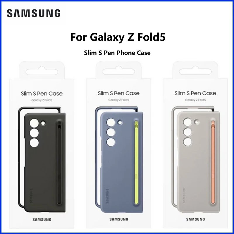 Original SAMSUNG Galaxy Z Fold5 Slim S Pen Phone Case with Built-In New Compact S Pen Holder and Storage Slot for Pen EF-OF94P
Original SAMSUNG Galaxy Z Fold5 Slim S Pen Phone Case with Built-In New Compact S Pen Holder and Storage Slot for Pen EF-OF94P