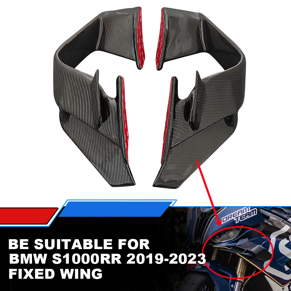 Для Мотоцикла BMW S1000RR, аэродинамический передний спойлер высокого качества 3K, фиксированное крыло из углеродного волокна S1000 RR 2019 2020 2021 2022
Для Мотоцикла BMW S1000RR, аэродинамический передний спойлер высокого качества 3K, фиксированное крыло из углеродного волокна S1000 RR 2019 2020 2021 2022