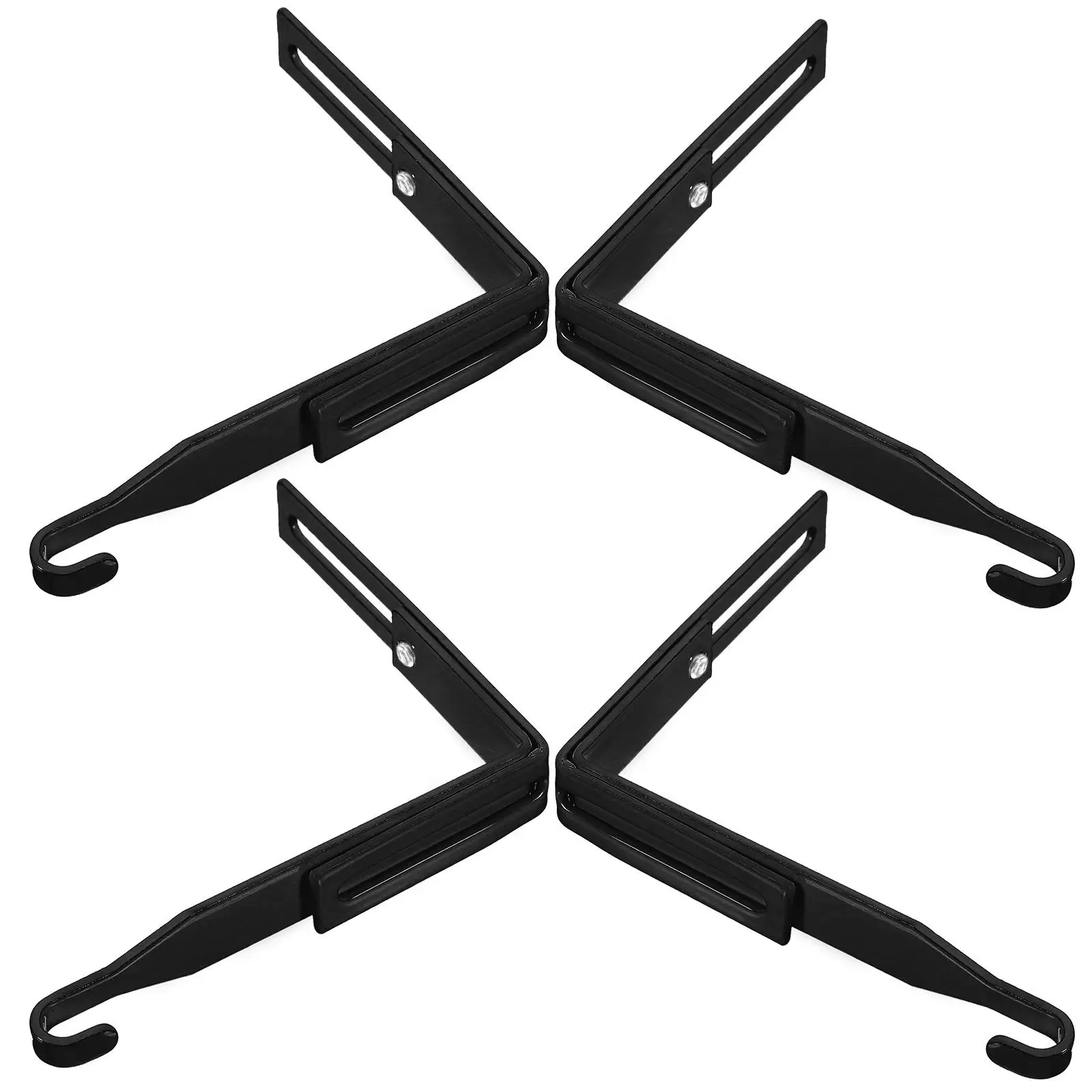 4pcs Cabinet Metal Adjustable Hanging Hook Door Hangers for Hanging over Cabinet Towel Rack Drying Black Heavy Duty
4pcs Cabinet Metal Adjustable Hanging Hook Door Hangers for Hanging over Cabinet Towel Rack Drying Black Heavy Duty