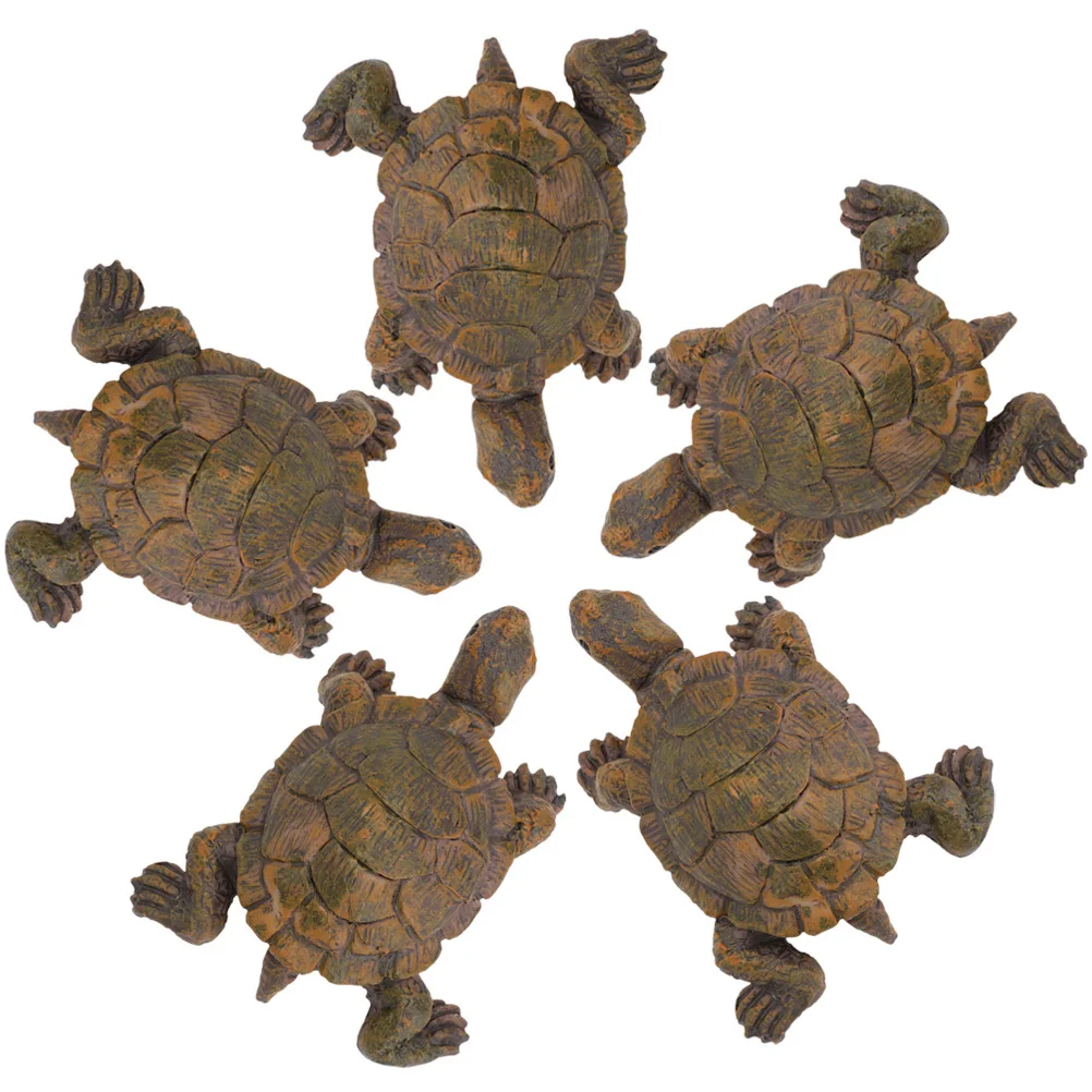 5pcs Miniature Resin Turtle Statue Small Figurines For Garden Decor Micro Landscape Ornament Succulent Pot Decoration Turtle
5pcs Miniature Resin Turtle Statue Small Figurines For Garden Decor Micro Landscape Ornament Succulent Pot Decoration Turtle