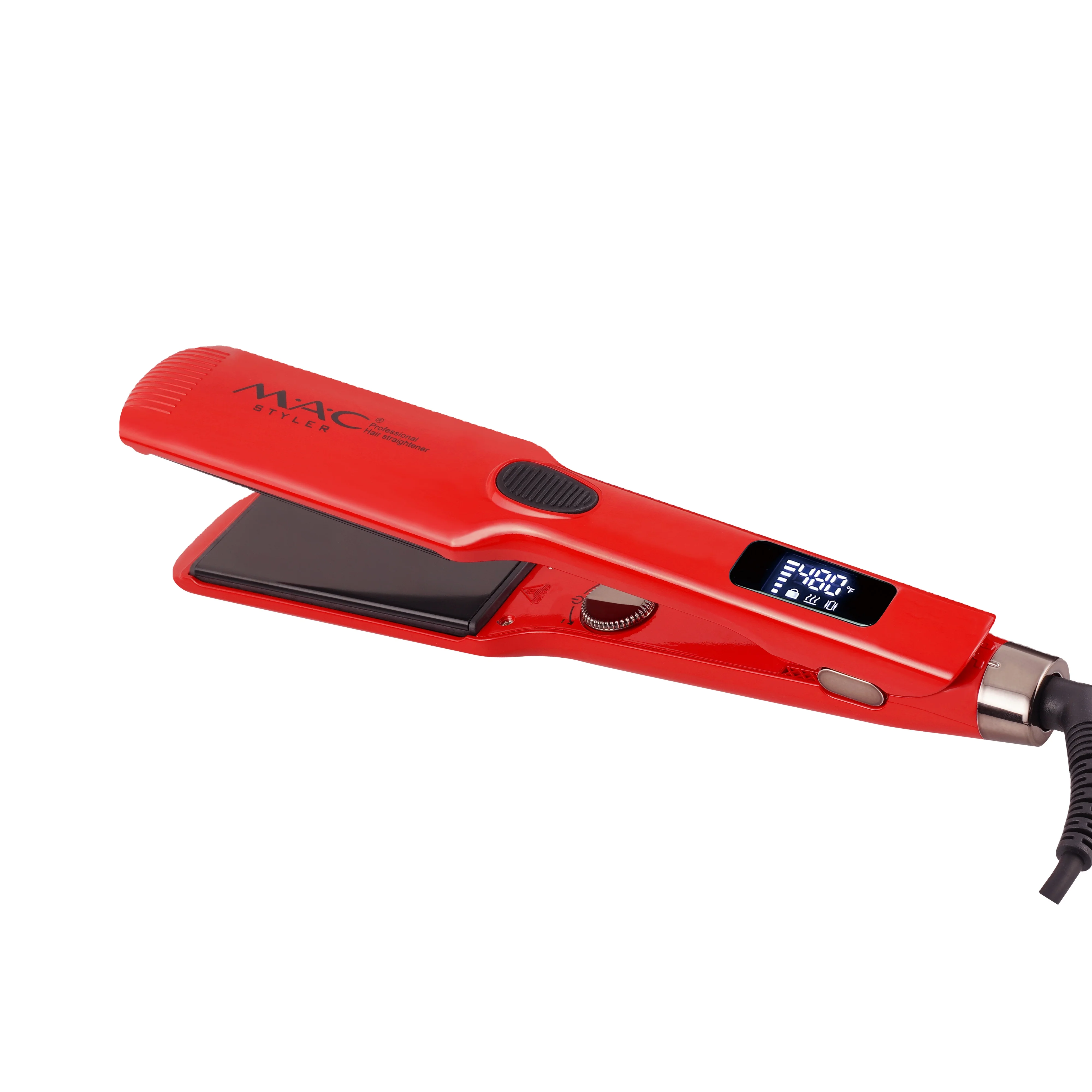 MAC Professional Hair Styler Tools Planchas De Cabello Vibration Salon 480F Nano Titanium Flat Iron Portable Hair Straightener
MAC Professional Hair Styler Tools Planchas De Cabello Vibration Salon 480F Nano Titanium Flat Iron Portable Hair Straightener