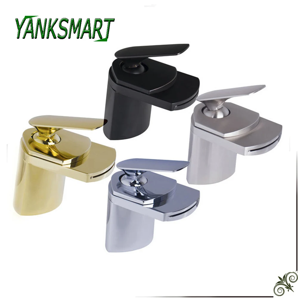 YANKSMART Luxury Bathroom Faucet Widespread Waterfall Spout Deck Mounted Solid Brass Single Handle Faucet Mixer Water Tap
YANKSMART Luxury Bathroom Faucet Widespread Waterfall Spout Deck Mounted Solid Brass Single Handle Faucet Mixer Water Tap