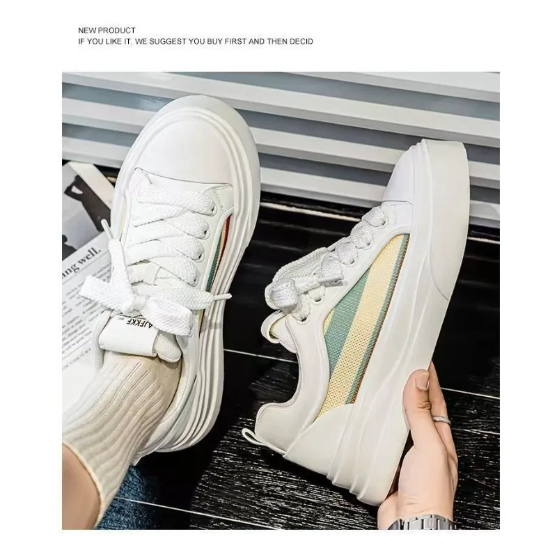 Korean Style Men's Mesh Sneakers 2026 Summer Breathable Thick Sole Casual Daily Streetwear Ins Footwear
Korean Style Men's Mesh Sneakers 2026 Summer Breathable Thick Sole Casual Daily Streetwear Ins Footwear