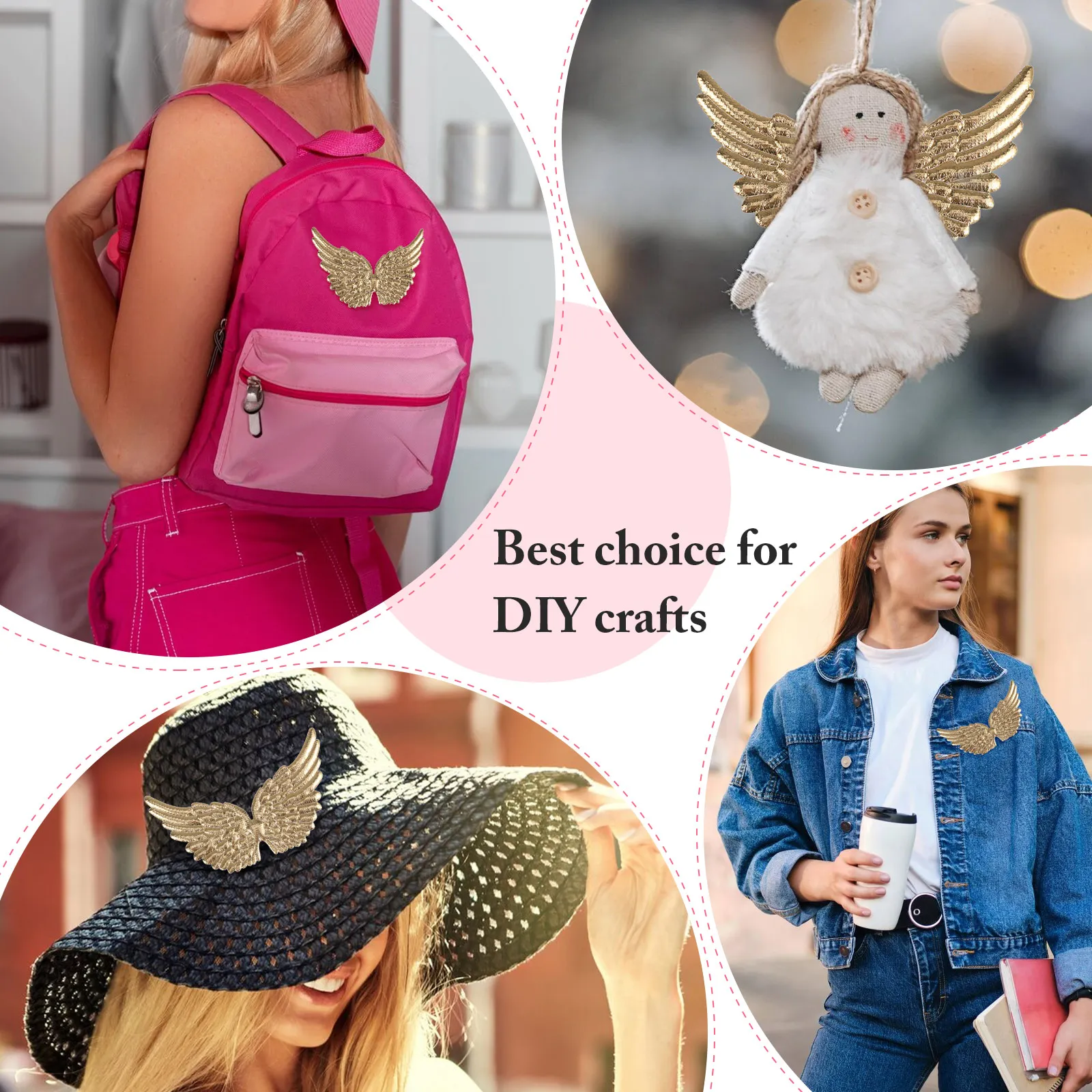 12pcs Wing Diy Decorative Angel Wing Gift Costume Backpack Accessory Crafts Decor Props For Christmas Handicraft
12pcs Wing Diy Decorative Angel Wing Gift Costume Backpack Accessory Crafts Decor Props For Christmas Handicraft