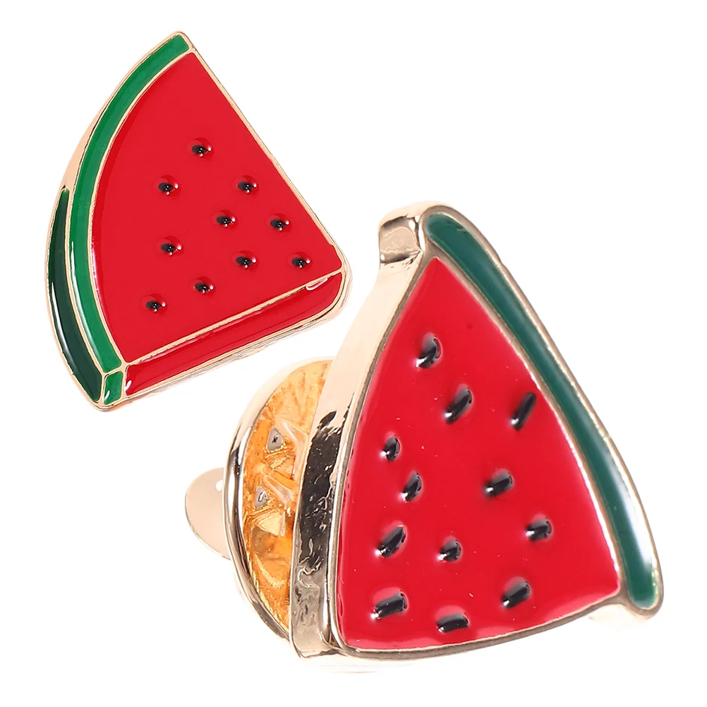 2 Pcs Watermelon Brooch Fashion Pins Clothes Alloy Funny Clothing Decorative Cute for Backpacks
2 Pcs Watermelon Brooch Fashion Pins Clothes Alloy Funny Clothing Decorative Cute for Backpacks