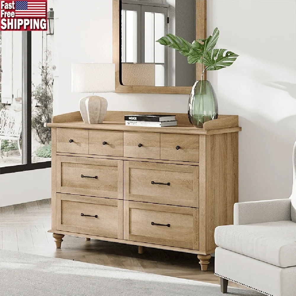 Wood Kids Dresser 6 Drawers Baby Changing Table Nursery Chest of Drawers Mid-Century Storage Unit Bedroom Organizer
Wood Kids Dresser 6 Drawers Baby Changing Table Nursery Chest of Drawers Mid-Century Storage Unit Bedroom Organizer