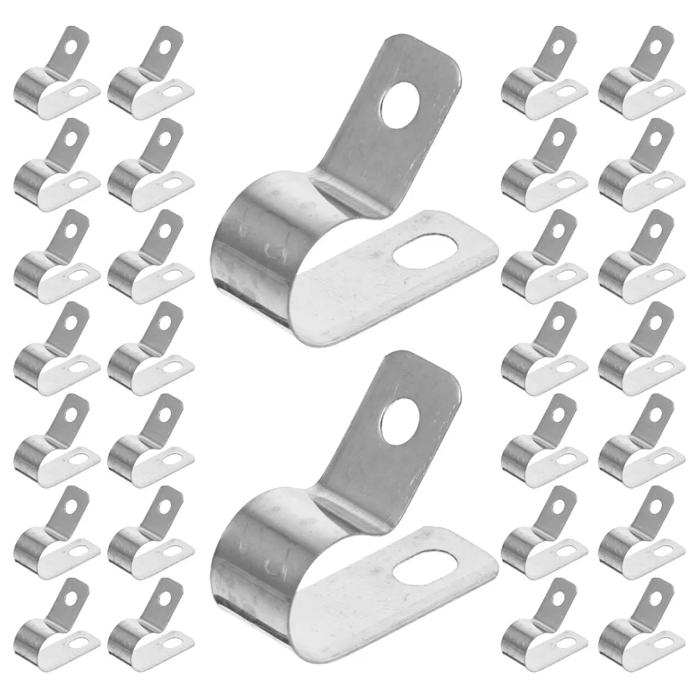 50 Pcs R Type Wire Clips Cable Clamps for Cord Management Electrical Wire Harness Clips Stainless Steel Durable Large Capacity
50 Pcs R Type Wire Clips Cable Clamps for Cord Management Electrical Wire Harness Clips Stainless Steel Durable Large Capacity