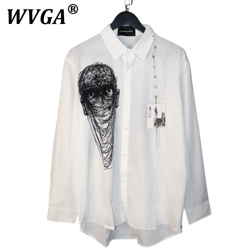 Рубашка WVGA, весна-осень, новый мужской Tide High Street Line, дизайн с принтом, модные нишевые шикарные повседневные топы с длинными рукавами Sunpfoor W11134
Рубашка WVGA, весна-осень, новый мужской Tide High Street Line, дизайн с принтом, модные нишевые шикарные повседневные топы с длинными рукавами Sunpfoor W11134