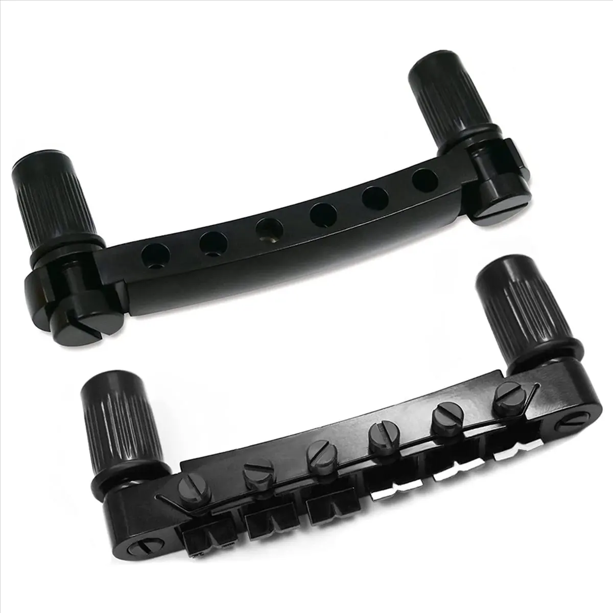 TUREBG 2X Tune-O-Matic Bridge and Tailpiece with Studs Set for ABR-1 Bridge Style Les Paul LP Electric Guitar Replacement,Black
TUREBG 2X Tune-O-Matic Bridge and Tailpiece with Studs Set for ABR-1 Bridge Style Les Paul LP Electric Guitar Replacement,Black